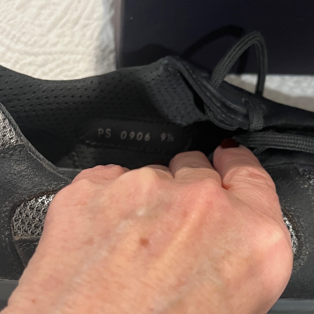 Prada Men's Black and Gray Sneakers - Picture 8 of 9